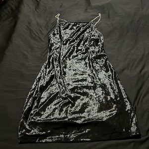 Madden Girl black dress with criss-cross (back) diamond straps…new, never worn!